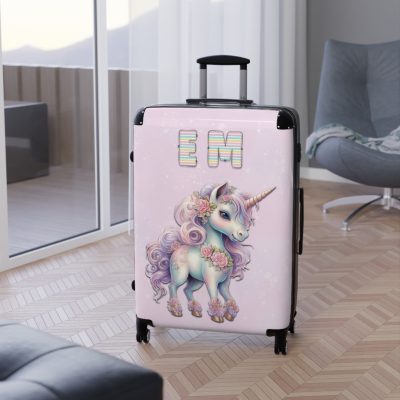 Pink Unicorn Custom Suitcase