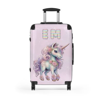 Pink Unicorn Custom Suitcase