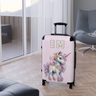 Pink Unicorn Custom Suitcase