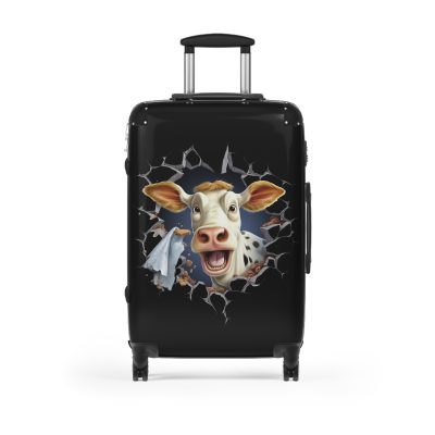 Highland Cow Suitcase - A stylish luggage featuring a charming cow design, perfect for travelers who want to bring a touch of whimsy to their journeys.