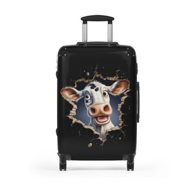 Highland Cow Suitcase - A stylish luggage featuring a charming cow design, perfect for travelers who want to bring a touch of whimsy to their journeys.