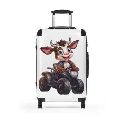 Highland Cow Suitcase - A stylish luggage featuring a charming cow design, perfect for travelers who want to bring a touch of whimsy to their journeys.