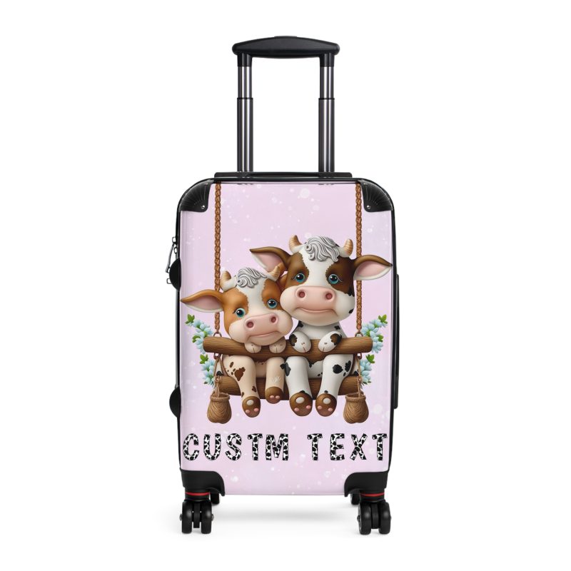 Custom Highland Cow Suitcase Cow Luggage V Luggage.