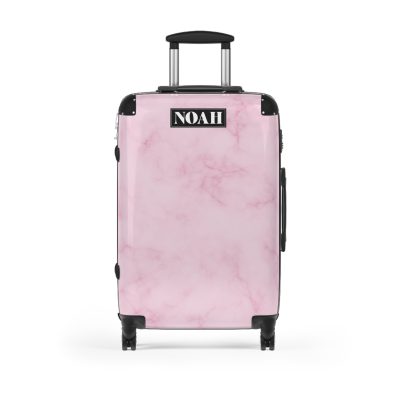 Personalized Name Marble Suitcase