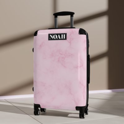 Personalized Name Marble Suitcase