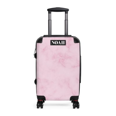 Personalized Name Marble Suitcase