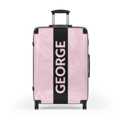 Personalized Name Marble Suitcase