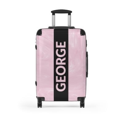 Personalized Name Marble Suitcase