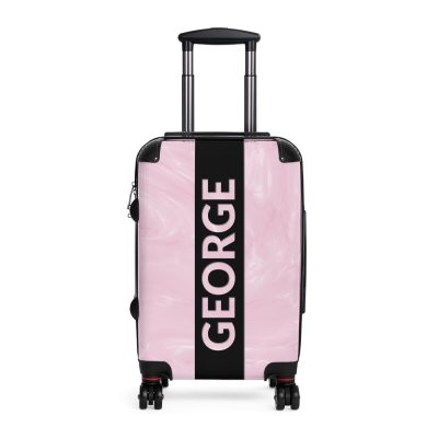 Personalized Name Marble Suitcase