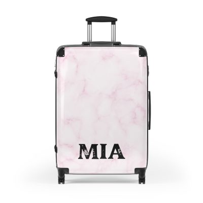 Personalized Name Marble Suitcase