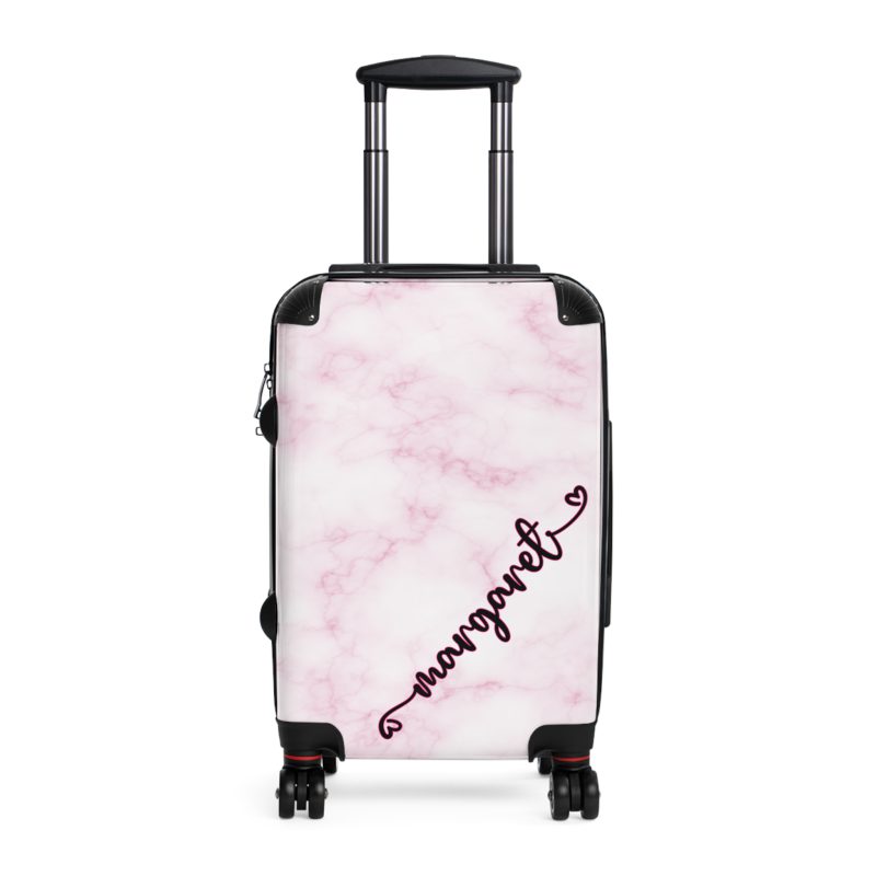 Personalized Name Marble Suitcase