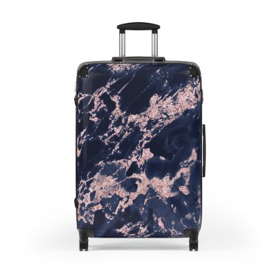 Marble Suitcase - A stylish suitcase featuring an elegant marble design, perfect for travelers who want to add a touch of timeless luxury to their luggage.