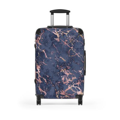 Marble Suitcase - A stylish suitcase featuring an elegant marble design, perfect for travelers who want to add a touch of timeless luxury to their luggage.