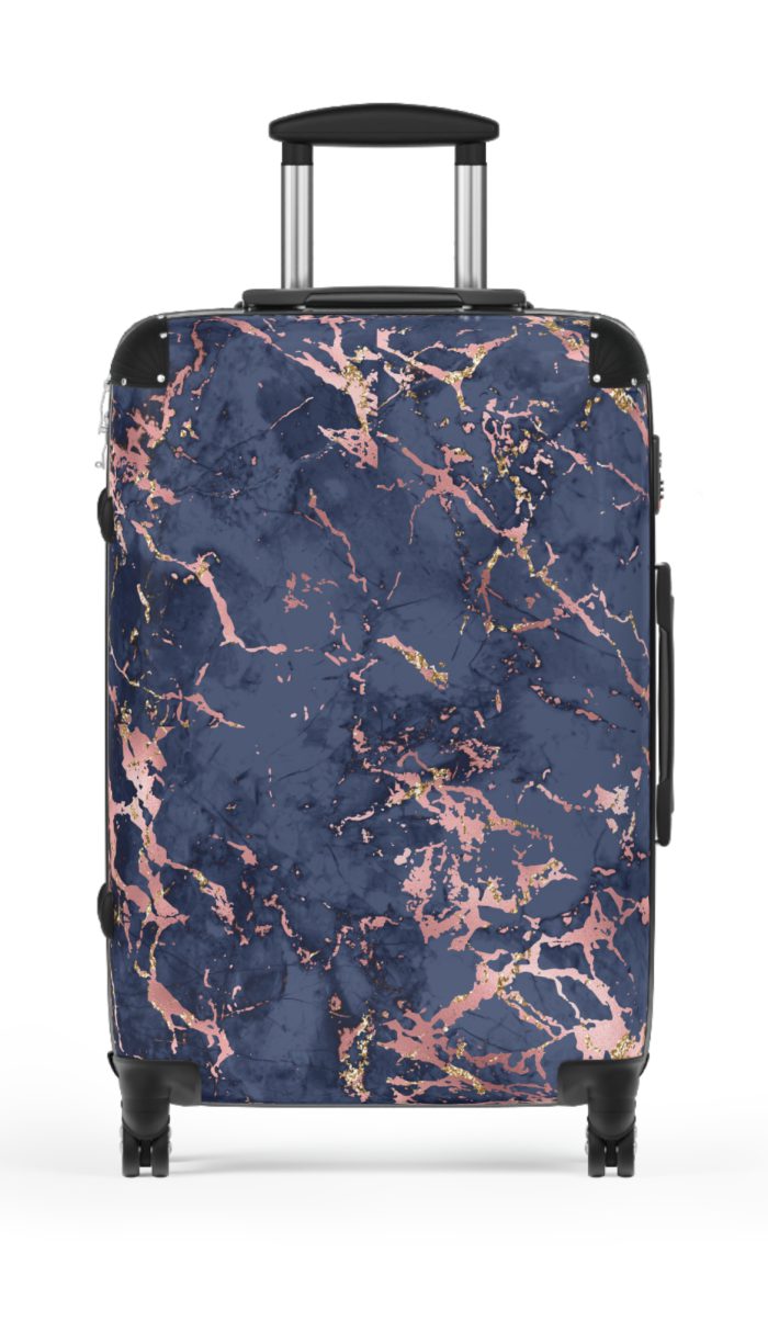 Marble Suitcase - A stylish suitcase featuring an elegant marble design, perfect for travelers who want to add a touch of timeless luxury to their luggage.