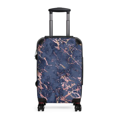 Marble Suitcase - A stylish suitcase featuring an elegant marble design, perfect for travelers who want to add a touch of timeless luxury to their luggage.