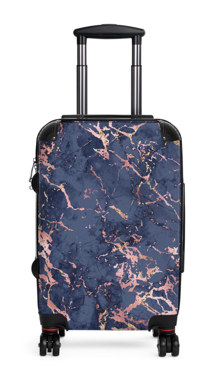 Marble Suitcase - A stylish suitcase featuring an elegant marble design, perfect for travelers who want to add a touch of timeless luxury to their luggage.