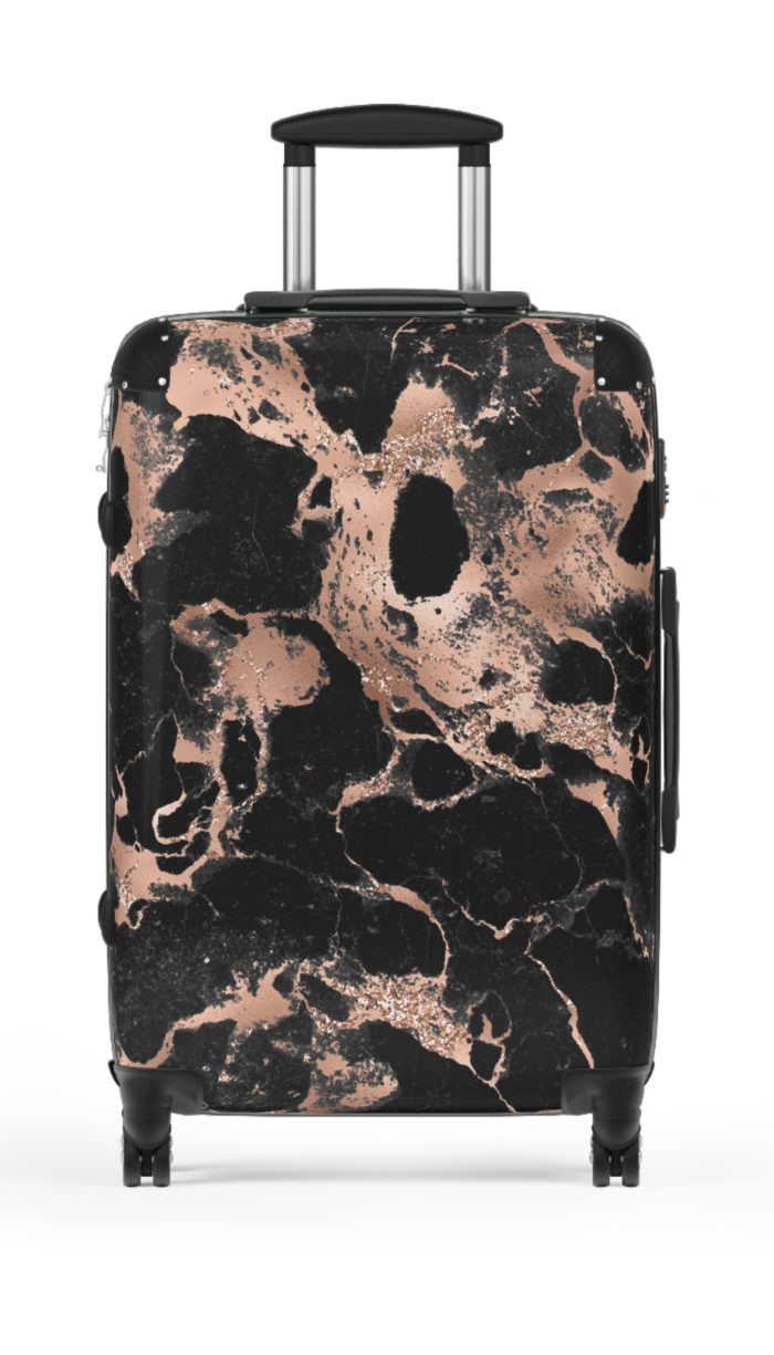 Marble Suitcase - A stylish suitcase featuring an elegant marble design, perfect for travelers who want to add a touch of timeless luxury to their luggage.