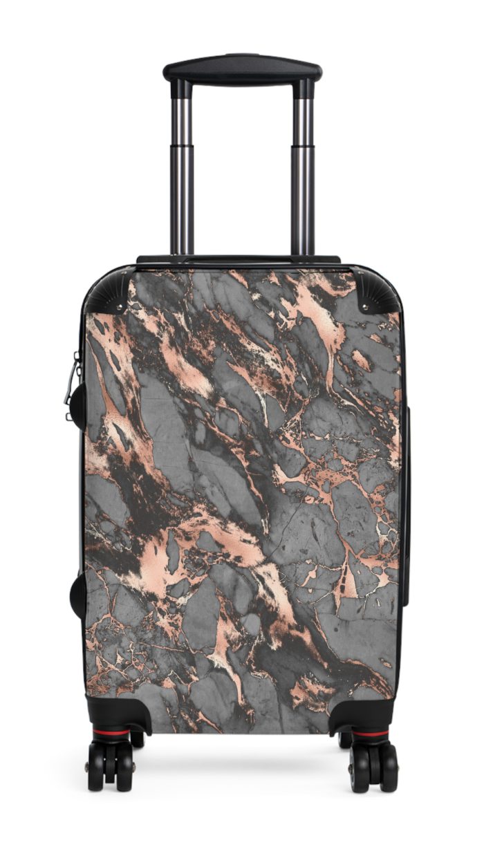 Marble Suitcase - A stylish suitcase featuring an elegant marble design, perfect for travelers who want to add a touch of timeless luxury to their luggage.