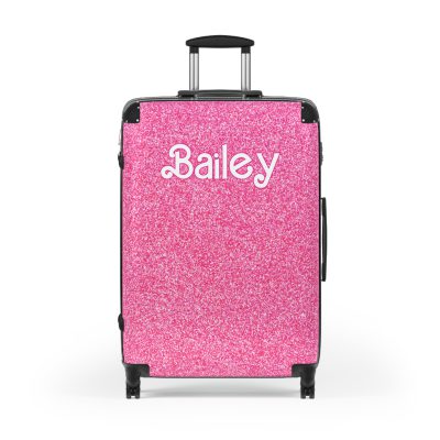 Custom Barbie Suitcase - Personalized Travel Luggage with Unique Barbie-Themed Design