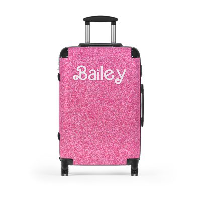 Custom Barbie Suitcase - Personalized Travel Luggage with Unique Barbie-Themed Design