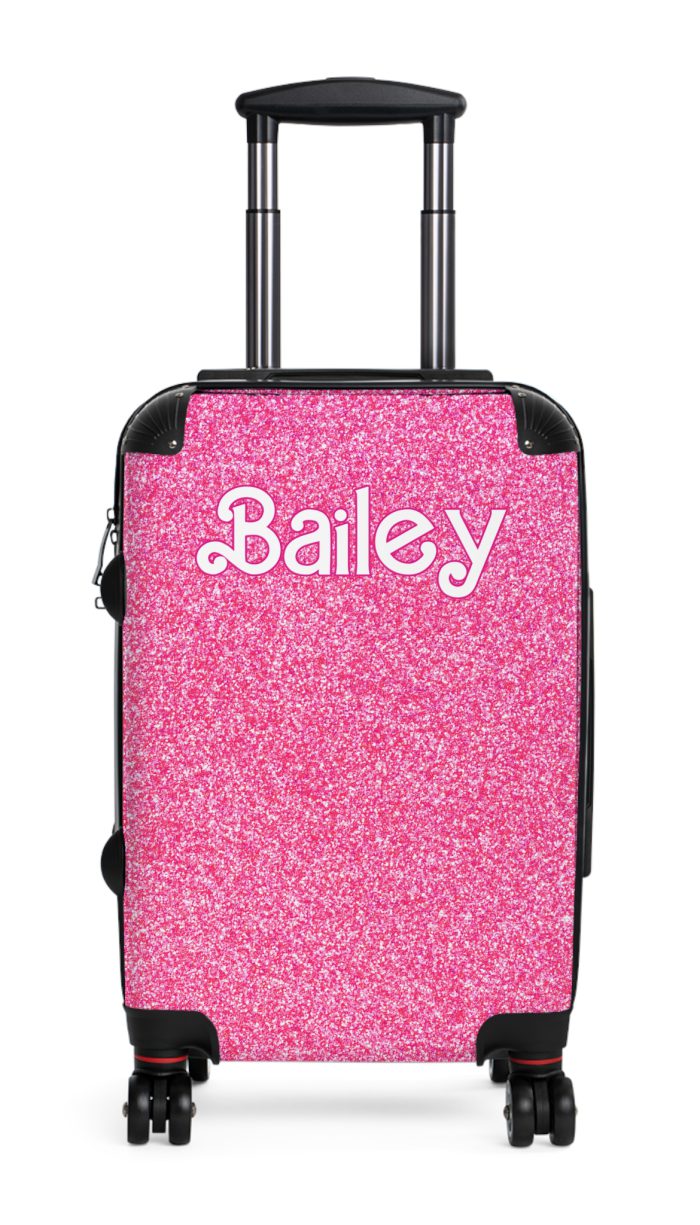 Custom Barbie Suitcase - Personalized Travel Luggage with Unique Barbie-Themed Design