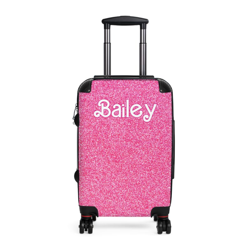 Custom Barbie Suitcase - Personalized Travel Luggage with Unique Barbie-Themed Design