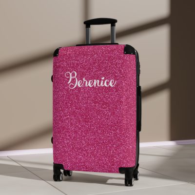 Custom Barbie Suitcase - Personalized Travel Luggage with Unique Barbie-Themed Design