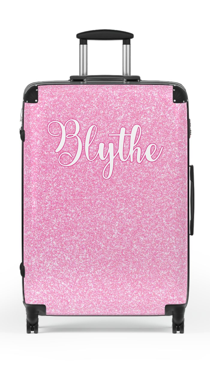 Custom Barbie Suitcase - Personalized Barbie Themed Luggage with Vibrant Design