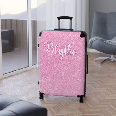 Custom Barbie Suitcase - Personalized Barbie Themed Luggage with Vibrant Design