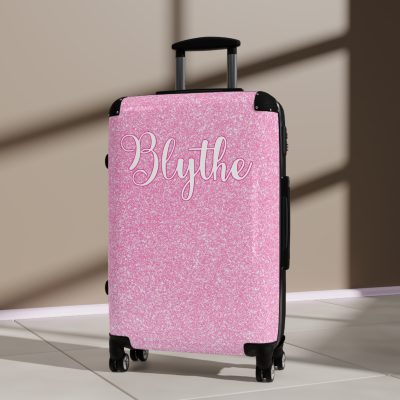 Custom Barbie Suitcase - Personalized Barbie Themed Luggage with Vibrant Design