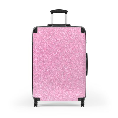 Pink Glitter Suitcase