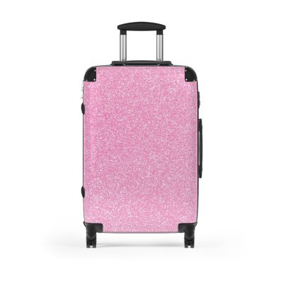 Pink Glitter Suitcase