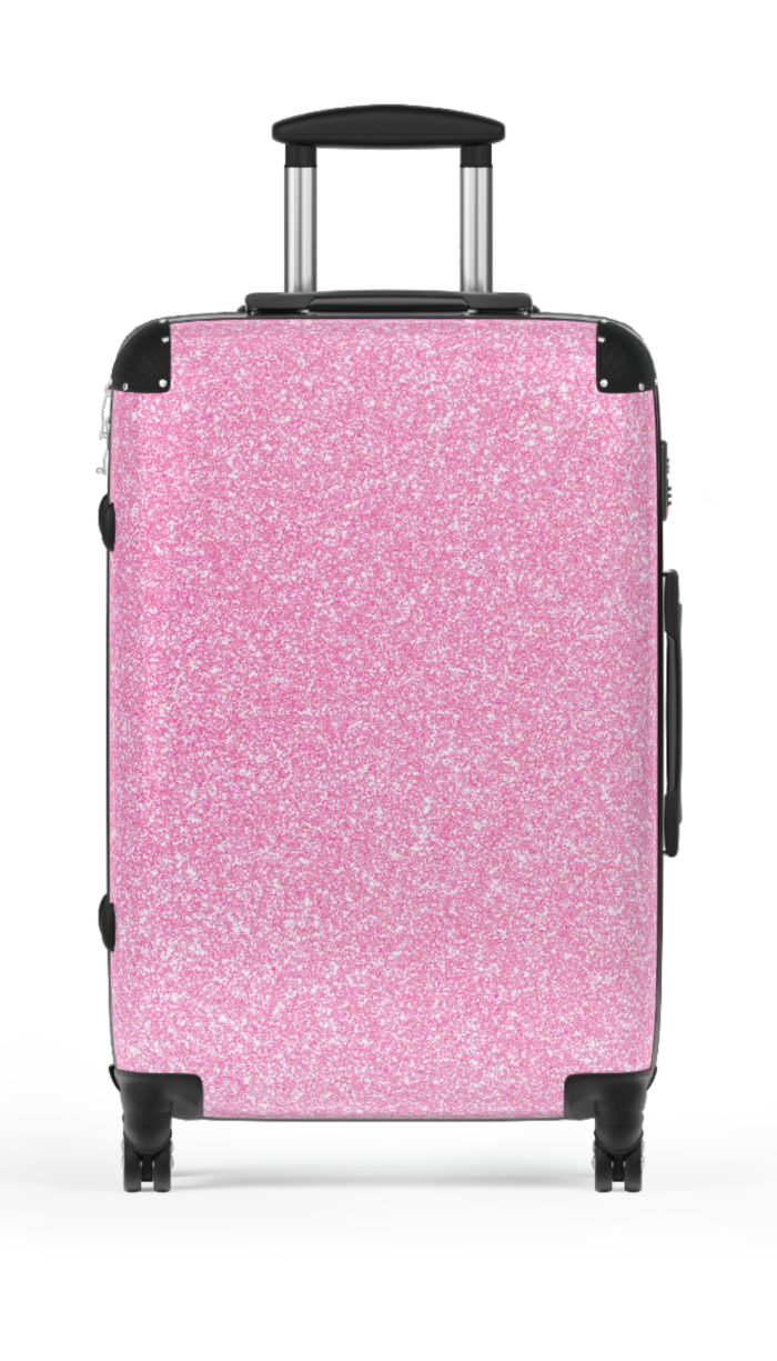 Pink Glitter Suitcase