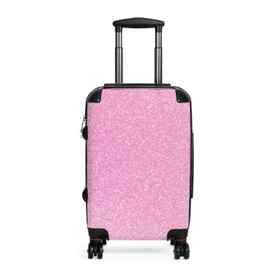 Pink Glitter Suitcase