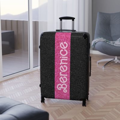 Custom Barbie Suitcase - Personalized Barbie Themed Luggage with Vibrant Design