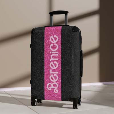 Custom Barbie Suitcase - Personalized Barbie Themed Luggage with Vibrant Design