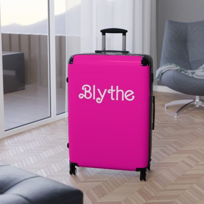 Custom Barbie Suitcase - Personalized Barbie Themed Luggage with Vibrant Design