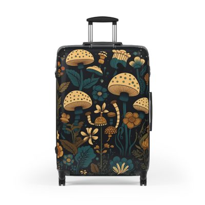 Botanical Suitcase - A stylish suitcase featuring an elegant botanical design, perfect for travelers who want to embrace the beauty of nature in their luggage.