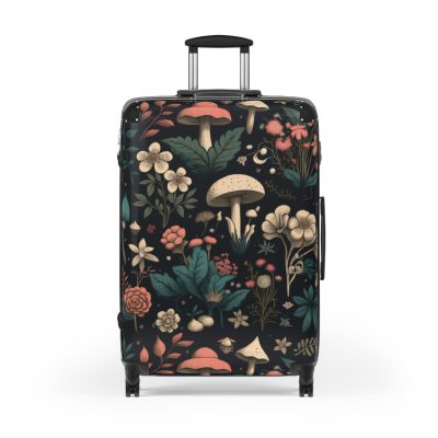 Botanical Suitcase - A stylish suitcase featuring an elegant botanical design, perfect for travelers who want to embrace the beauty of nature in their luggage.