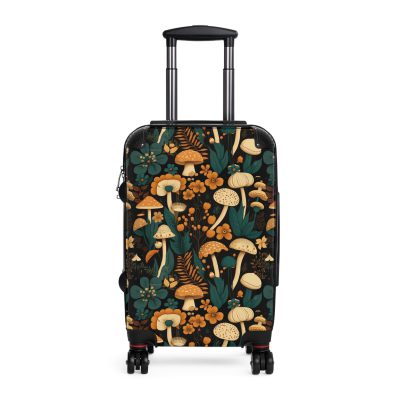 Botanical Suitcase - A stylish suitcase featuring an elegant botanical design, perfect for travelers who want to embrace the beauty of nature in their luggage.