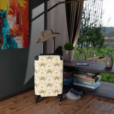 Bee Suitcase - A charming suitcase adorned with bee designs, perfect for travelers who love all things bee-themed.