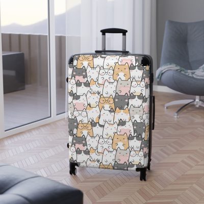 Kawaii Suitcase - A charming suitcase adorned with cute and adorable designs, perfect for travelers who love all things kawaii.