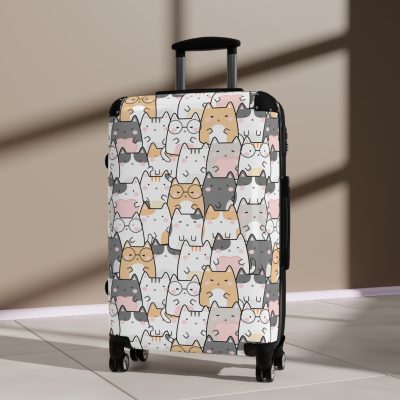 Kawaii Suitcase - A charming suitcase adorned with cute and adorable designs, perfect for travelers who love all things kawaii.