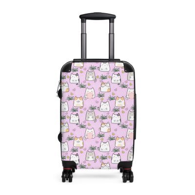 Kawaii Suitcase - A charming suitcase adorned with cute and adorable designs, perfect for travelers who love all things kawaii.