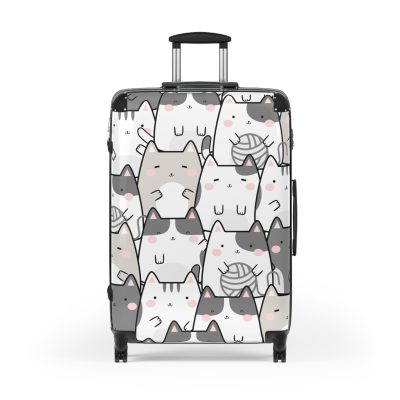 Kawaii Suitcase - A charming suitcase adorned with cute and adorable designs, perfect for travelers who love all things kawaii.