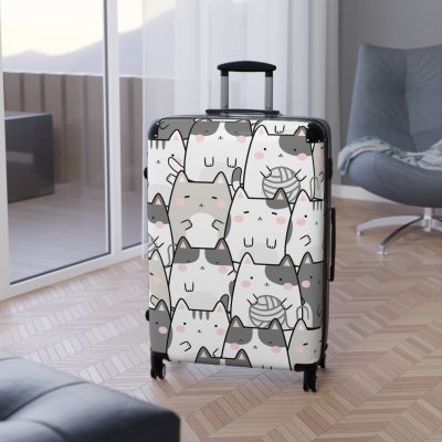 Kawaii Suitcase - A charming suitcase adorned with cute and adorable designs, perfect for travelers who love all things kawaii.