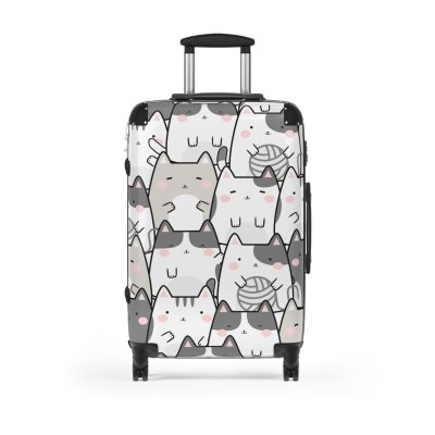 Kawaii Suitcase - A charming suitcase adorned with cute and adorable designs, perfect for travelers who love all things kawaii.