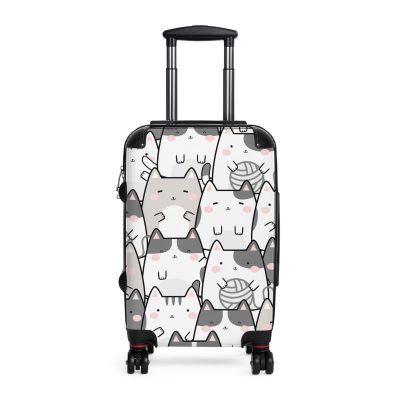 Kawaii Suitcase - A charming suitcase adorned with cute and adorable designs, perfect for travelers who love all things kawaii.