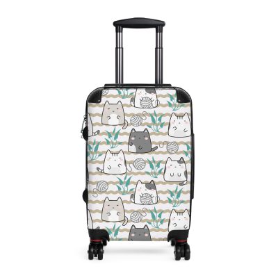 Kawaii Suitcase - A charming suitcase adorned with cute and adorable designs, perfect for travelers who love all things kawaii.