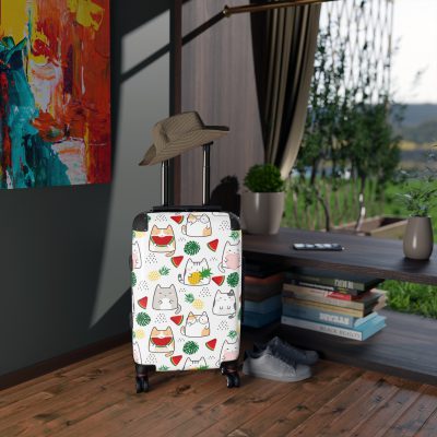 Kawaii Suitcase - A charming suitcase adorned with cute and adorable designs, perfect for travelers who love all things kawaii.